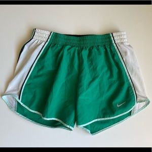 Green Nike Athletic Shorts
